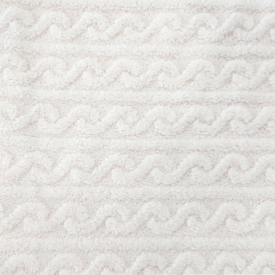 Witte Algemene Pluche Shu Velveteen Fabric 270 GSM Zachte Sherpa voor de Winterpyjama's