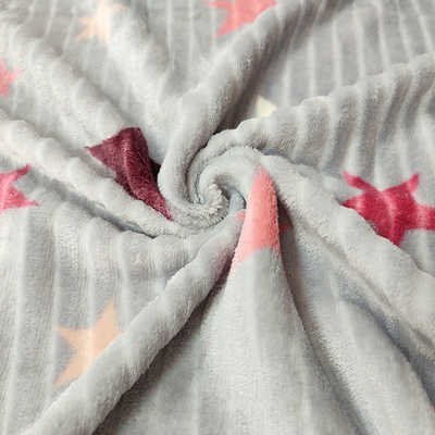 210GSM gedrukte Algemene Flanelstof met de Polyester van 150D/144F-