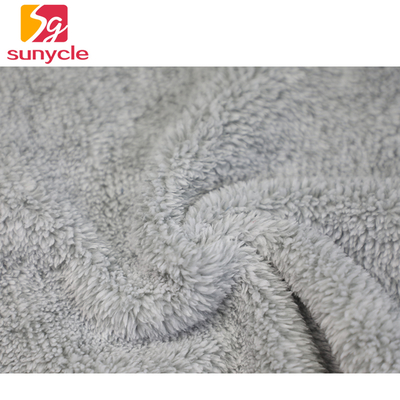 Zachte Geverfte Shu Velveteen Fabric Woven Comfortable-Jacquard Stevige Kleur