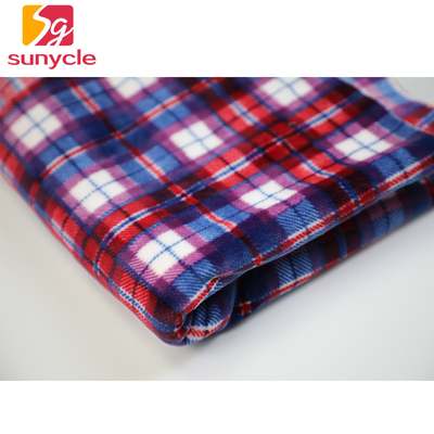 Plaid Gedrukte 280gsm-Micro- Vachtstof voor Kledingstuksjaal