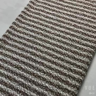 Van de de Vachtstof 100% van jacquard de Bruine Sherpa Polyester Teddy Bear Plush