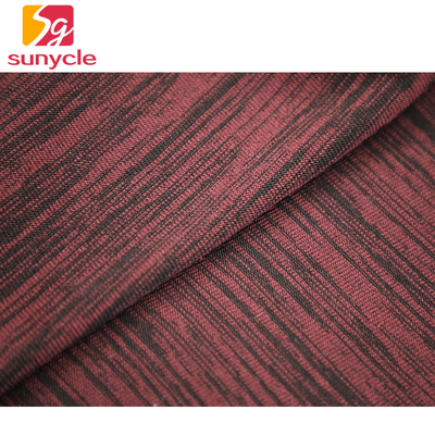 Rood en Zwarte 100 de Katoenen Enige Stof 180gsm van Jersey voor Korte Kokerkleren