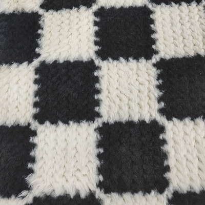 De zachte Vervalsing van de de Stoffen500gsm Gedrukte Plaid van het Polyesterkonijn voor de Winterlaag