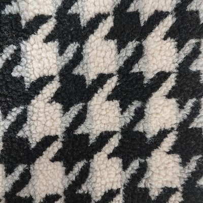 Kledingstuk Sherpa Fleece 100% polyester garen geverfd 300GSM stof Sherpa