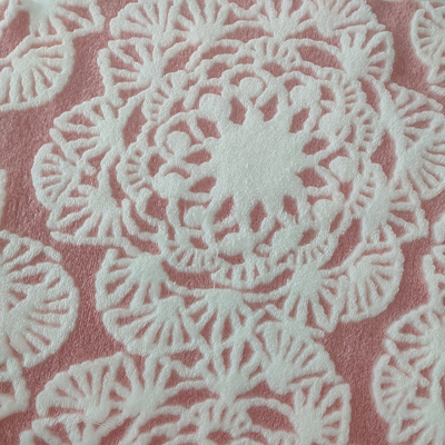 Van de het Flanelvacht van de bloemdoorsmelting van de de Stoffen150d Polyester de Nachtkleding 300GSM