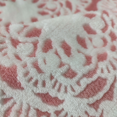 Van de het Flanelvacht van de bloemdoorsmelting van de de Stoffen150d Polyester de Nachtkleding 300GSM