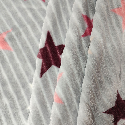 210GSM gedrukte Algemene Flanelstof met de Polyester van 150D/144F-
