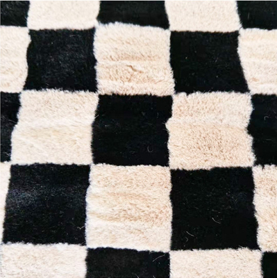 Van de Polyesterfaux van het douanegewicht van de het Bontstof Duim van Eco 350GSM de Vriendschappelijke 58