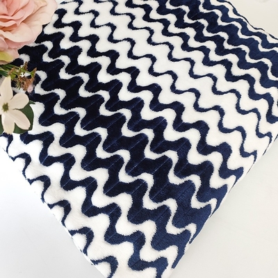 De de Vachtstof van kationen 260gsm van het Jacquardflanel voor Warm Algemeen Huis Textielkledingstuk