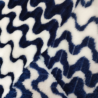 De de Vachtstof van kationen 260gsm van het Jacquardflanel voor Warm Algemeen Huis Textielkledingstuk