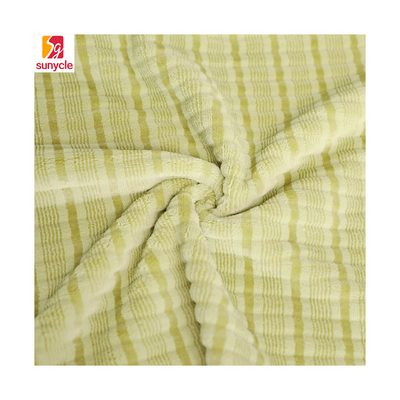 De Geschoren Stof van kationen 280gsm 150D van de Flanelvacht voor Pyjama Toy Blankets