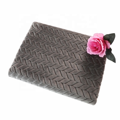 Stof 150D van het jacquard250gsm de Zachte Flanel voor Warme Deken