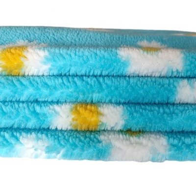 Vacht van zonnebloem de 370gsm Gedrukte Sherpa voor Pillowslip Sofa Cover Bag