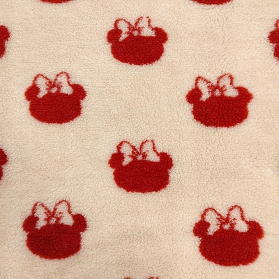 100% de Stoffengaren Geverfte Jacquard 650gsm 288F van polyestersherpa