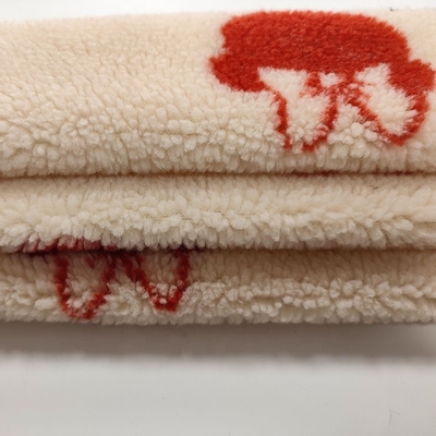 100% de Stoffengaren Geverfte Jacquard 650gsm 288F van polyestersherpa