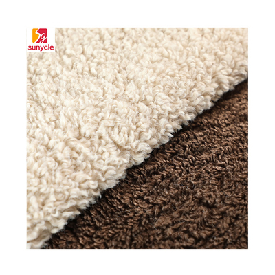 De stevige van de de Vachtstof van Kleurenfaux Sherpa Openlucht Warme Laag van Teddy Bear 300gsm