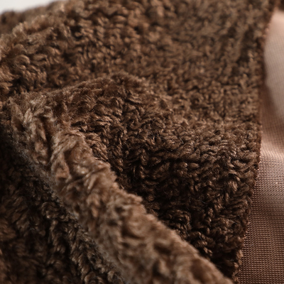 De stevige van de de Vachtstof van Kleurenfaux Sherpa Openlucht Warme Laag van Teddy Bear 300gsm