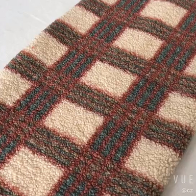 188F kies Zij Bruine Sherpa-Stoffen100% Polyester voor Pillowslip-Huis Textieltrui uit