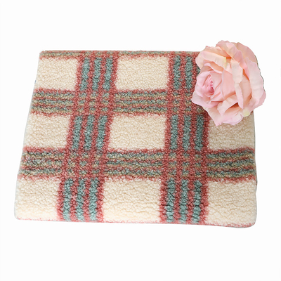 188F kies Zij Bruine Sherpa-Stoffen100% Polyester voor Pillowslip-Huis Textieltrui uit