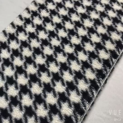 Gedrukte Gevormde Sherpa-Vachtstof 300gsm 150D voor Dekens