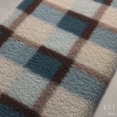 Tapijt die van de de winter het Warme Laag Groene Sherpa-Stof 300gsm 150D vastzetten