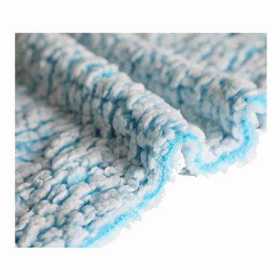 De rug drukte de Dubbele Zijpolyester van het Stoffenkatoenfluweel 280gsm 288F 100% voor Dekens