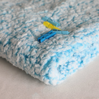 De rug drukte de Dubbele Zijpolyester van het Stoffenkatoenfluweel 280gsm 288F 100% voor Dekens