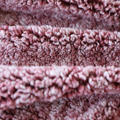 Blauwe de Polyester Enige Zijrug van Shu Velveteen Fabric 180gsm 100% voor Pyjamalaag