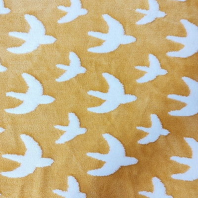 Jacquard Shu Velveteen Fabric 300gsm voor van de de Polyesterpluche van Laagsofa cover 100% de Vachtstof