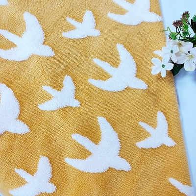 Jacquard Shu Velveteen Fabric 300gsm voor van de de Polyesterpluche van Laagsofa cover 100% de Vachtstof