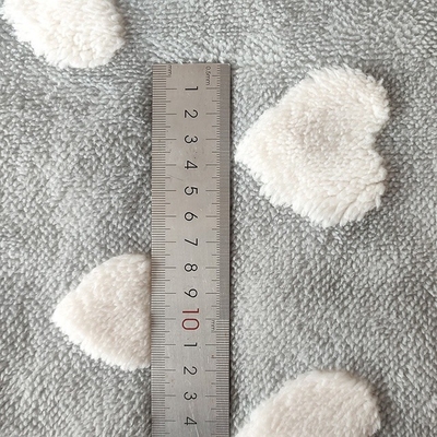 100% polyester Één Zij Zachte Katoenfluweelstof 250gsm 150D 288F