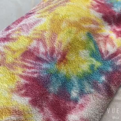 De band Geverfte Stof 240gsm 150D van Sherpa van het Regenboogkledingstuk Zachte