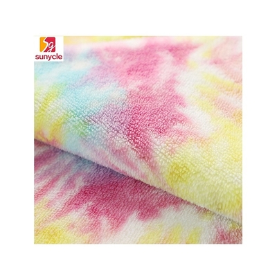 De band Geverfte Stof 240gsm 150D van Sherpa van het Regenboogkledingstuk Zachte