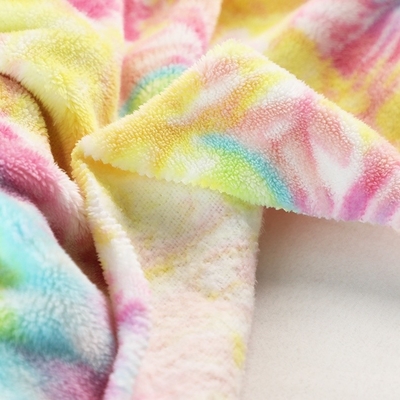De band Geverfte Stof 240gsm 150D van Sherpa van het Regenboogkledingstuk Zachte