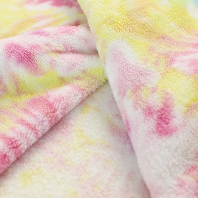 De band Geverfte Stof 240gsm 150D van Sherpa van het Regenboogkledingstuk Zachte