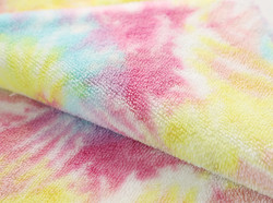 De band Geverfte Stof 240gsm 150D van Sherpa van het Regenboogkledingstuk Zachte