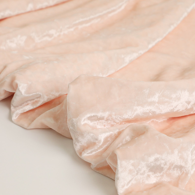 Roze het Fluweelstof 150D 288F 240gsm van de Spandexpolyester