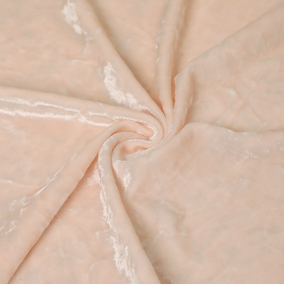 Roze het Fluweelstof 150D 288F 240gsm van de Spandexpolyester