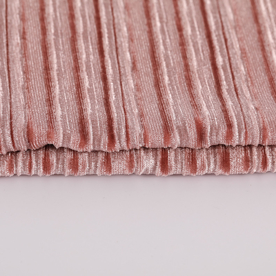 Gecanneleerde Geplooide Koreaanse Fluweelstof Sofa Solid Color