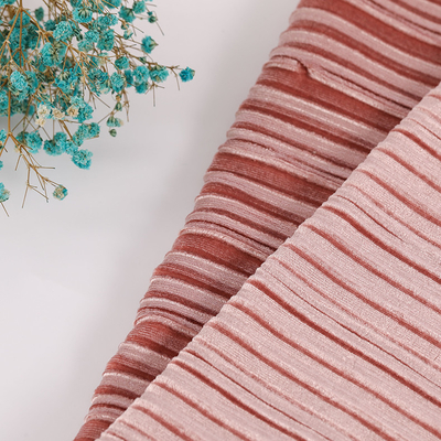Gecanneleerde Geplooide Koreaanse Fluweelstof Sofa Solid Color