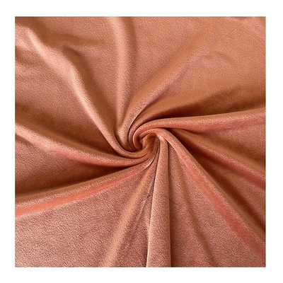 Stevige de Kleuren Super Zachte Stof Coral Red Double Side van de Spandexpolyester