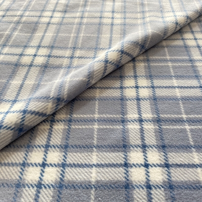 Drukte de polyester Klassieke Plaid Super Zachte Stof voor Schoenenkleren Pillowslip