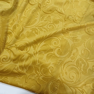 3D In reliëf gemaakt Sofa Holland Velvet Fabric 320gsm 150D