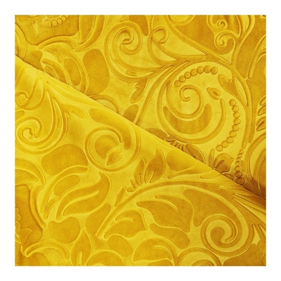 3D In reliëf gemaakt Sofa Holland Velvet Fabric 320gsm 150D