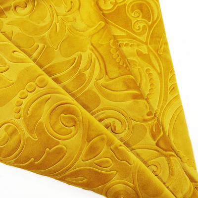 3D In reliëf gemaakt Sofa Holland Velvet Fabric 320gsm 150D