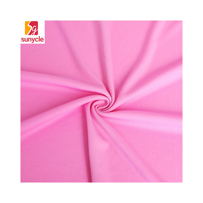 Enige de t-shirt breit Katoenen Stoffen100gsm Roze Vlakte