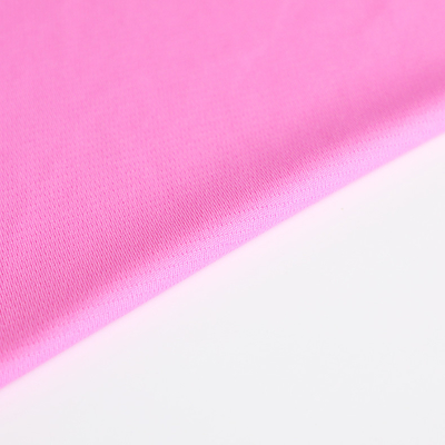 Enige de t-shirt breit Katoenen Stoffen100gsm Roze Vlakte