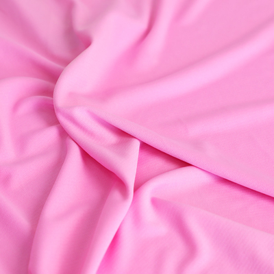 Enige de t-shirt breit Katoenen Stoffen100gsm Roze Vlakte