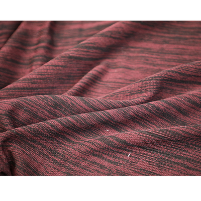 Rood en Zwarte 100 de Katoenen Enige Stof 180gsm van Jersey voor Korte Kokerkleren