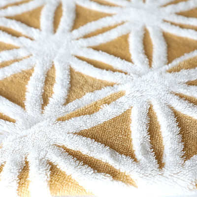 Zonnebloemjacquard Shu Velveteen Fabric 280gsm voor Huis Textiel Algemene Pillowslip